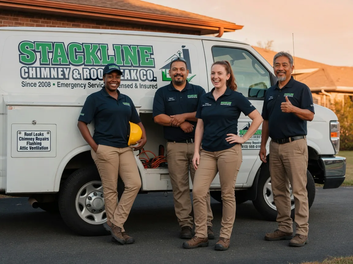 Chimney flashing repair company in Tallmadge, OH